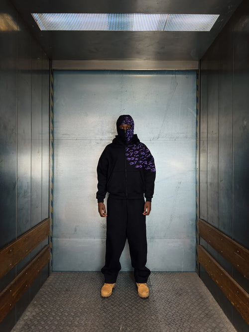 "SASUKE UCHIHA" ZIP HOODIE