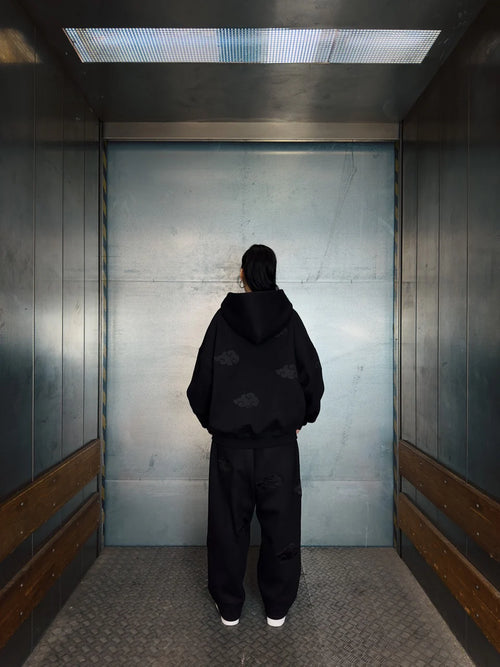 "SASUKE UCHIHA" ZIP HOODIE