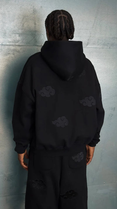 "SASUKE UCHIHA" ZIP HOODIE